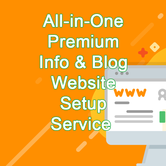 jincart All-in-One Premium Info & Blog Website Setup Service